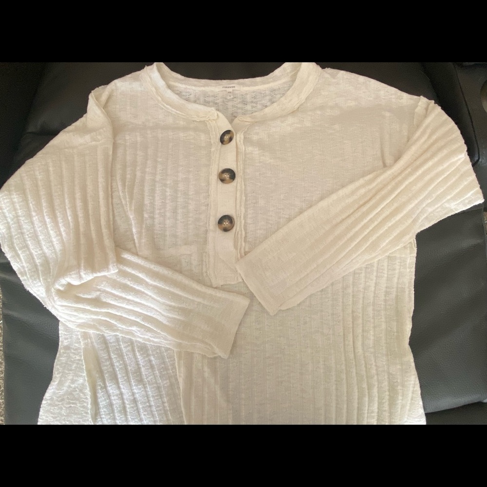Maurices plus size thermal Henley size 1